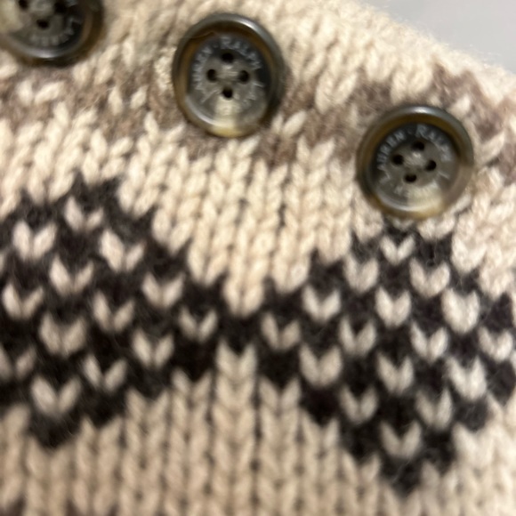 Ralph Lauren lambswool fall sweater size medium brown tan - Picture 6 of 12